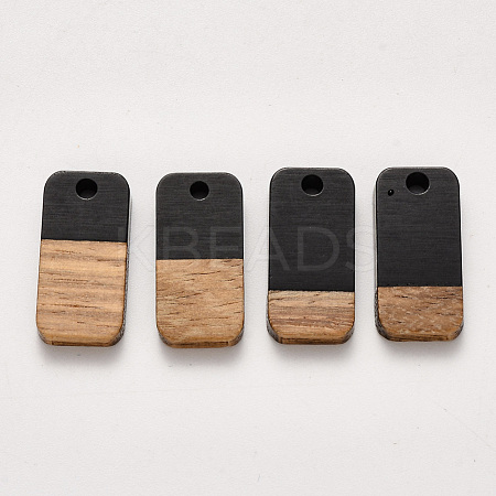 Resin & Walnut Wood Pendants RESI-S384-008A-A05-1