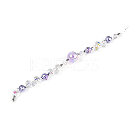 Glass and Acrylic and CCB Beads Strands MAK-T011-05B-1
