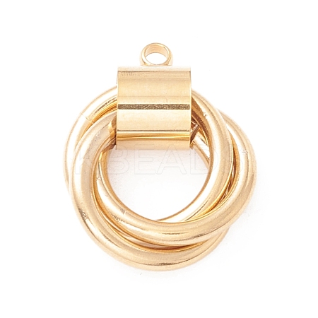 PVD Vacuum Plating 304 Stainless Steel Pendants STAS-A059-01A-G-1