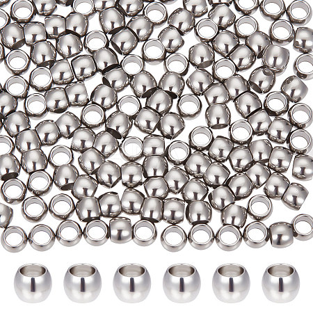 200Pcs 201 Stainless Steel Spacer Beads STAS-UN0054-11-1