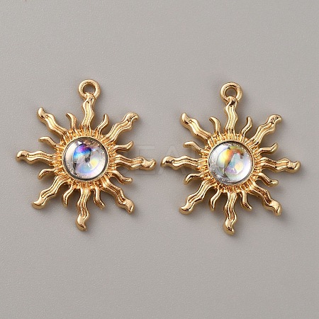 Transparent Resin Pendants LS-FIND-WH0416-80F-1