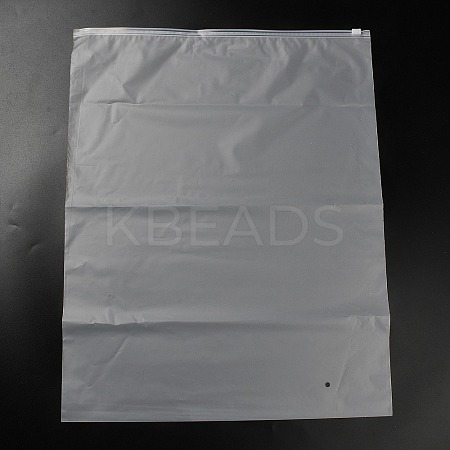 Transparent PE Jewelry Zip Top Storage Bags ABAG-H114-01C-1