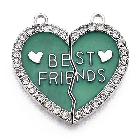 Alloy Enamel Split Pendant LS-ENAM-S130-25I-1