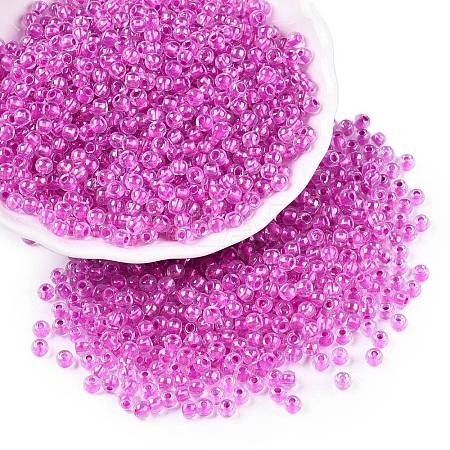 6/0 Transparent Inside Colours Glass Seed Round Beads X1-SEED-N006-004K-1