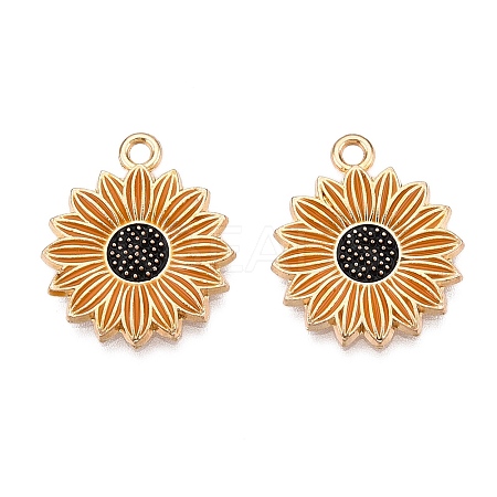 Alloy Enamel Pendants X-ENAM-A143-03KCG-1