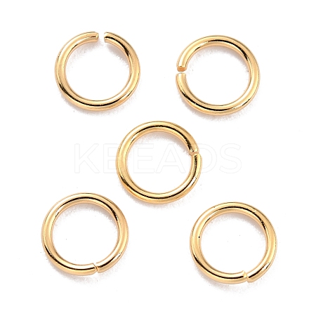Rack Plating Brass Jump Rings LS-X-KK-O139-18U-G-1