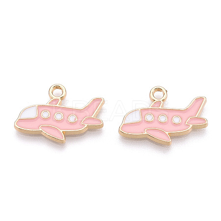 Alloy Enamel Pendants PALLOY-S133-010B-1