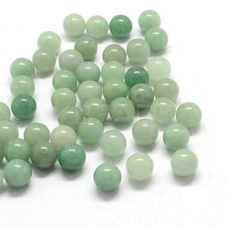 Round Natural Green Aventurine Beads G-Q450-13-1