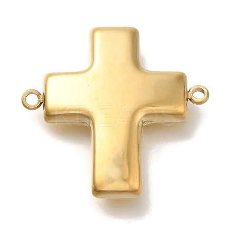 PVD Vacuum Plating 304 Stainless Steel Cross Links Connector Charms STAS-S148-14G-1