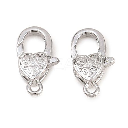 Brass Lobster Claw Clasps KK-H287-08I-P-1