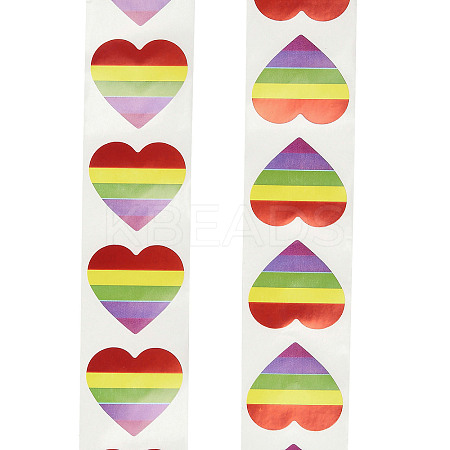 Valentine's Day Theme Heart Paper Picture Stickers LS-STIC-Q015-02B-1