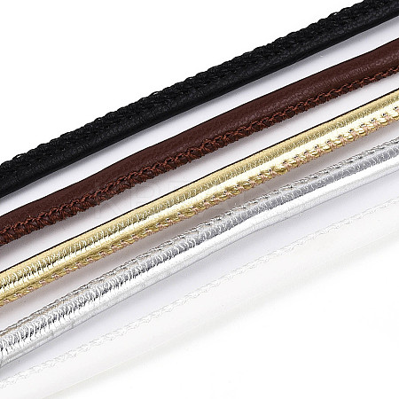 5M 5 Colors Round PU Leather Cord LC-N006-02B-1