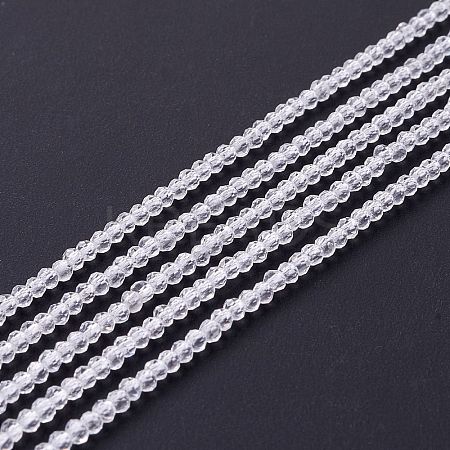 Transparent Glass Beads Strands X-GLAA-C019-01A-33-1