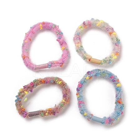 Nylon Elastic Hair Ties OHAR-G015-07-1