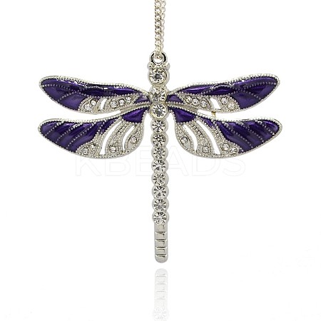 Alloy Enamel Dragonfly Big Pendants LS-ENAM-L034-05P-1