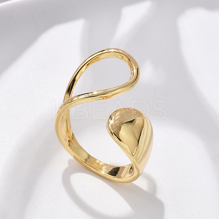 Brass Cuff Rings LS-RJEW-C120-06G-1