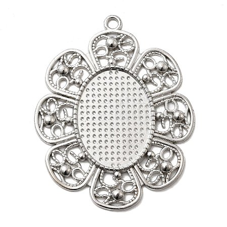 Alloy Pendant Cabochon Settings X-PALLOY-CJX88-P-LF-1