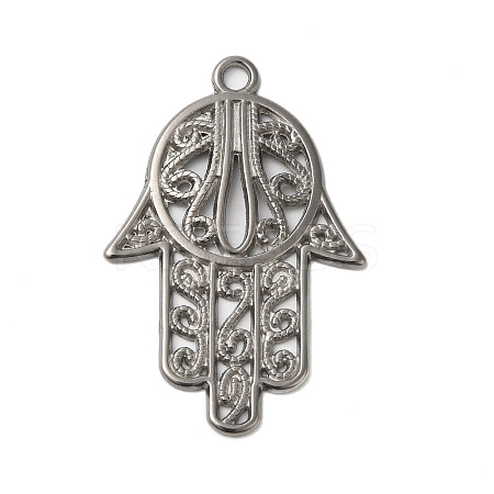 Non-Tarnish 304 Stainless Steel Pendants STAS-N103-10P-1