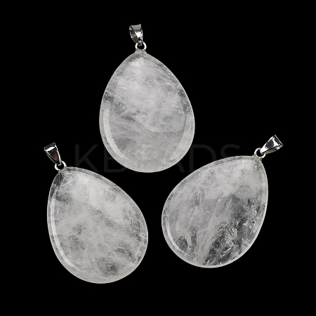 Natural Quartz Crystal Pendants G-F820-14P-24-1