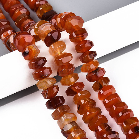 Natural Agate Beads Strands G-N356-01A-10-1