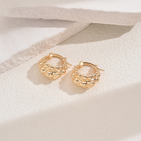 Elegant Geometric Round Hoop Earrings EM8597-4-1