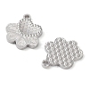 Rhodium Plated 925 Sterling Silver Charms STER-C003-03P-2