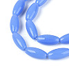 Opaque Glass Beads Strands GLAA-T028-15P-03-3