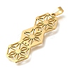 304 Stainless Steel Pendants STAS-R131-02G-2