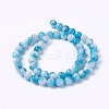 Natural Persian Jade Beads Strands G-E531-C-03-2