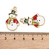 Christmas Theme Rack Plating Alloy Pendants LS-FIND-M020-04G-07-3