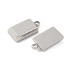 304 Stainless Steel Pendants STAS-L022-135P-2