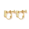 Brass Screw On Clip-on Earring Converters Findings KK-A281-29G-1