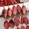 Natural Banded Agate Beads Strands G-F825-H01-01-1