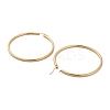 Ring 304 Stainless Steel Hoop Earrings for Women Men EJEW-B049-01I-G-2