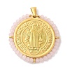 Ion Plating(IP) 304 Stainless Steel Pendants STAS-P368-03G-02-1