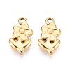 304 Stainless Steel Flower Pendants STAS-T069-30G-1