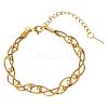 304 Stainless Steel Snake Chain Bracelets for Women FS-WG400CC-03-2