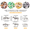 Animal Pendants with Beads Kit for DIY Jewelry Making DIY-FH0003-41-6