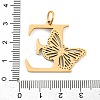 Ion Plating(IP) 201 Stainless Steel Pendants STAS-N103-184G-E-3