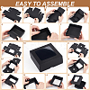 Square Kraft Paper Storage Gift Boxes CON-WH0095-100C-02-4