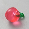 Transparent Resin & Acrylic 3D Fruit Pendants FIND-YWC0010-01C-01-2