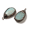Natural Mixed Gemstone Pendants G-K381-05R-3