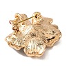 KC Gold Plated Alloy Crystal Rhinestone Brooches LS-JEWB-L017-06KCG-2