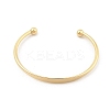 Ion Plating(IP) 304 Stainless Steel Cuff Bangles for Women BJEW-K252-06G-3