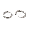 Tarnish Resistant 202 Huggie Hoop Earrings with 304 Stainless Steel Pins for Women EJEW-Q767-02F-P-2