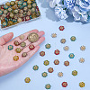 160Pcs 8 Colors Transparent Acrylic Beads TACR-ME0001-04-3