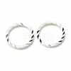 Brass Linking Rings KK-F831-018C-S-RS-2
