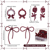 30Pcs 15 Styles Spray Painted Alloy Pendants FIND-SC0019-93-2