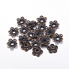 Tibetan Style Alloy Bead Caps RLF10597Y-NF-1