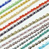 Electroplate Glass Beads Strands EGLA-D015-15x10mm-M-1